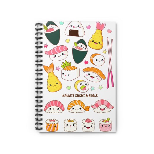 Kawaii Roll Spiral Notebook