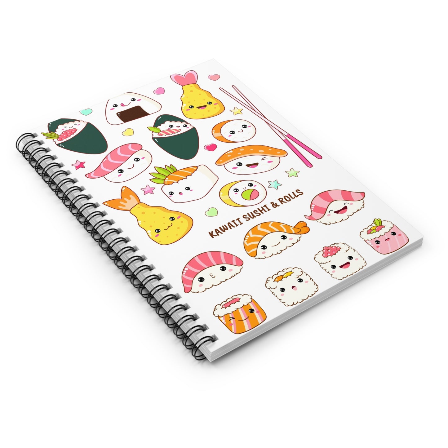 Kawaii Roll Spiral Notebook